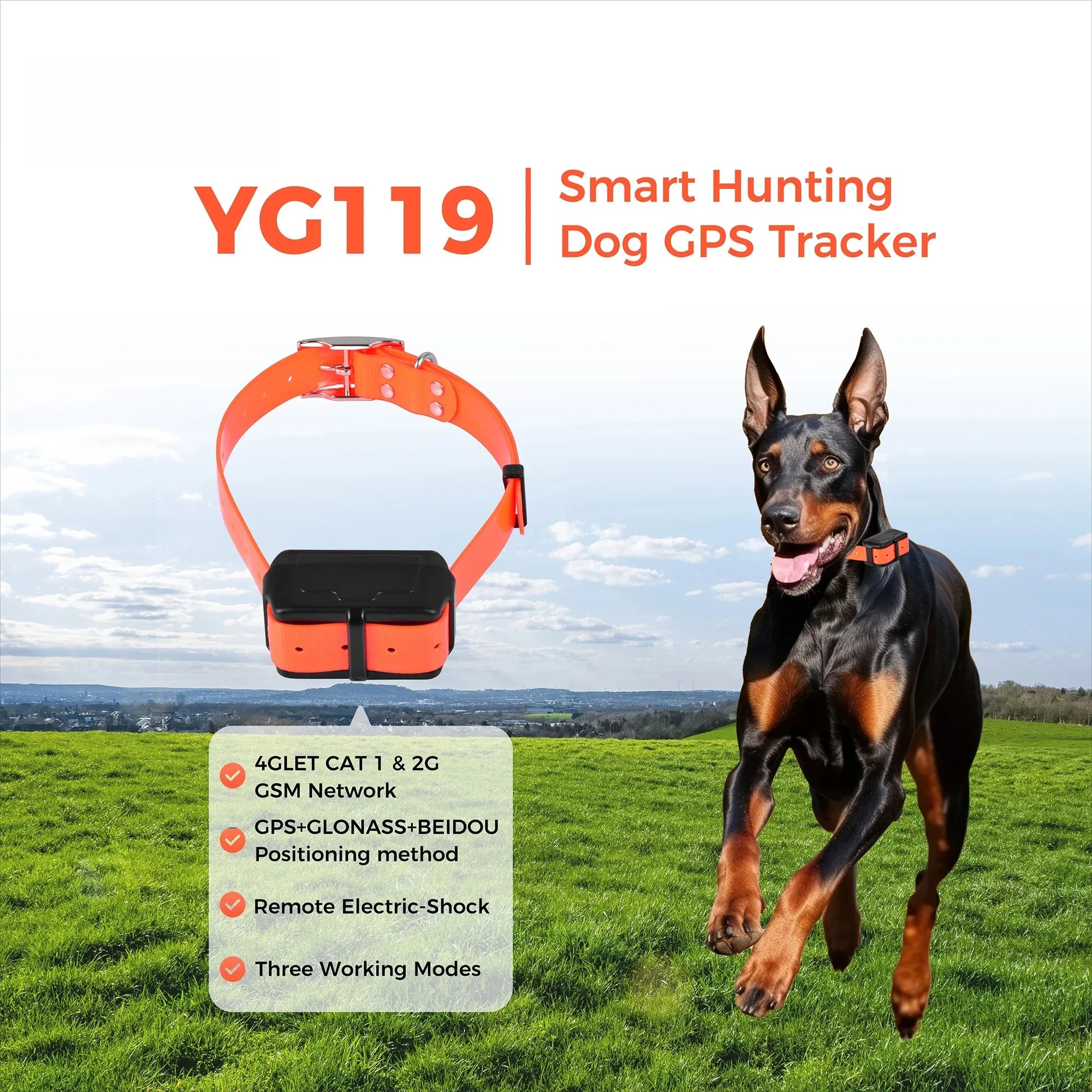 GPS Smart Pet Tracker Collar