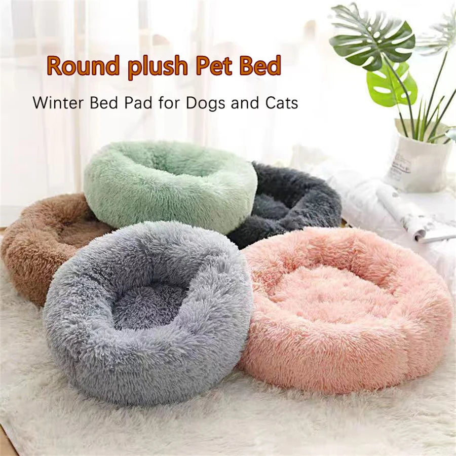 Calming Donut Dog Cat Bed