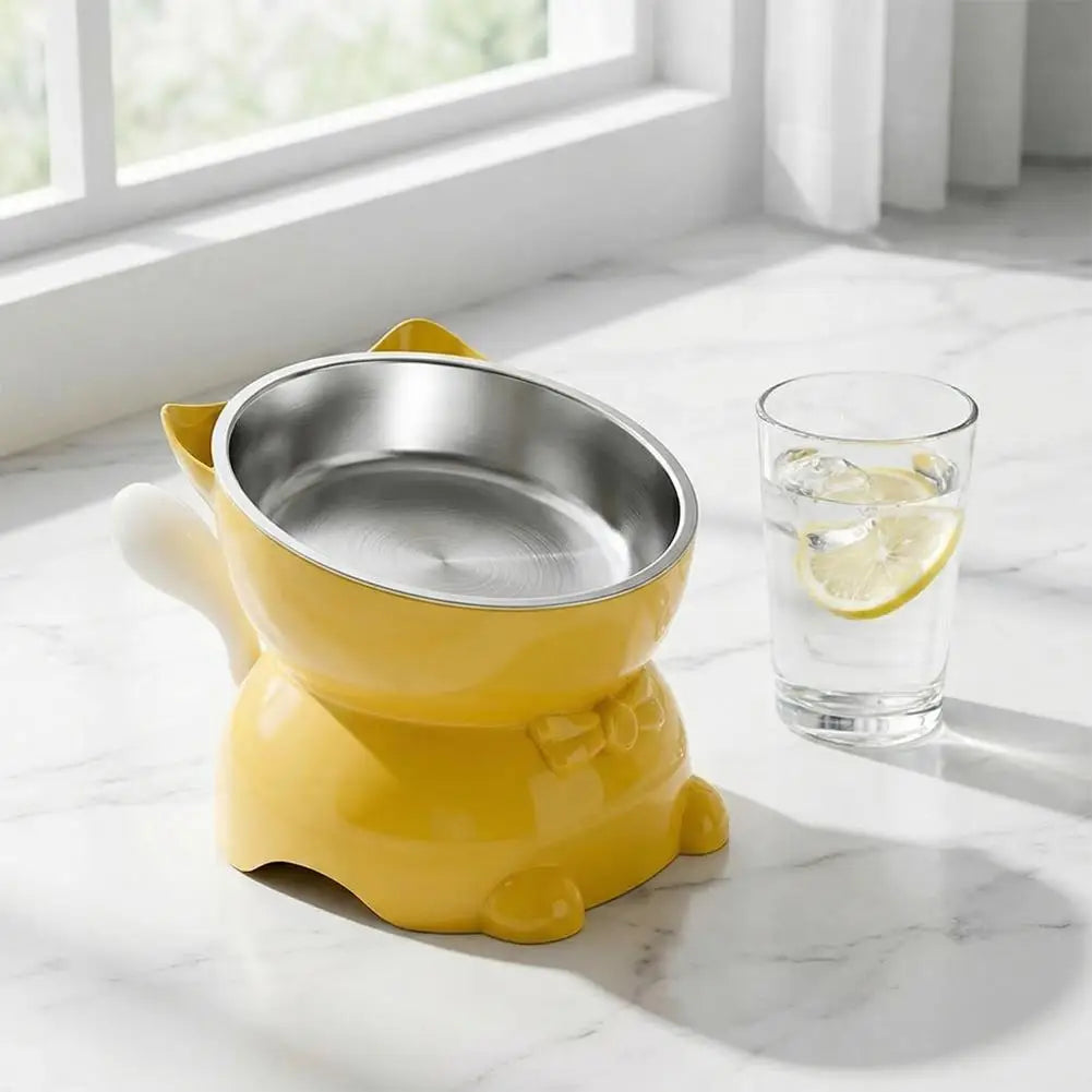 Elevated Stainless Steel Pet Bowl