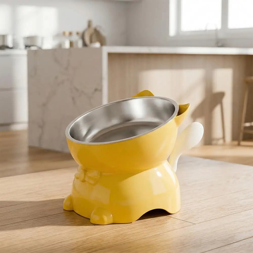 Elevated Stainless Steel Pet Bowl