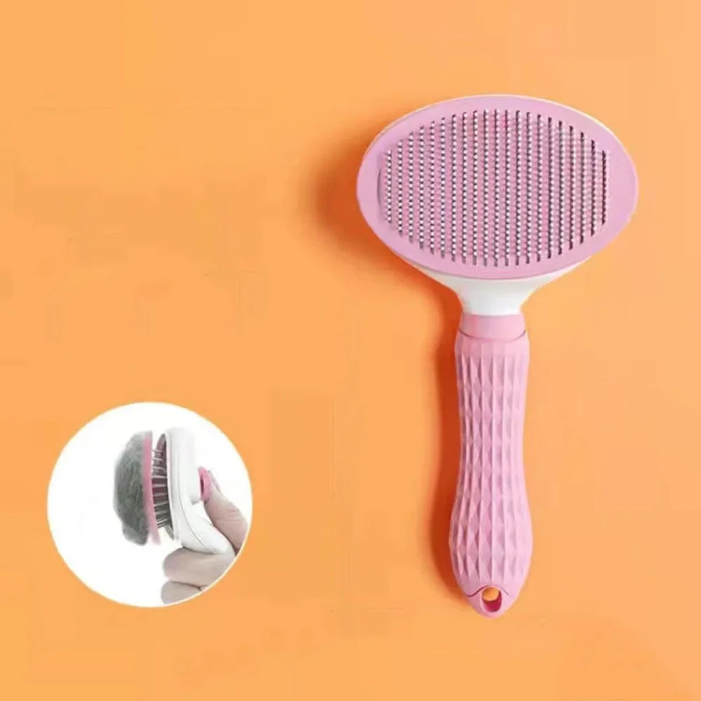 Self-Cleaning Slicker Brush