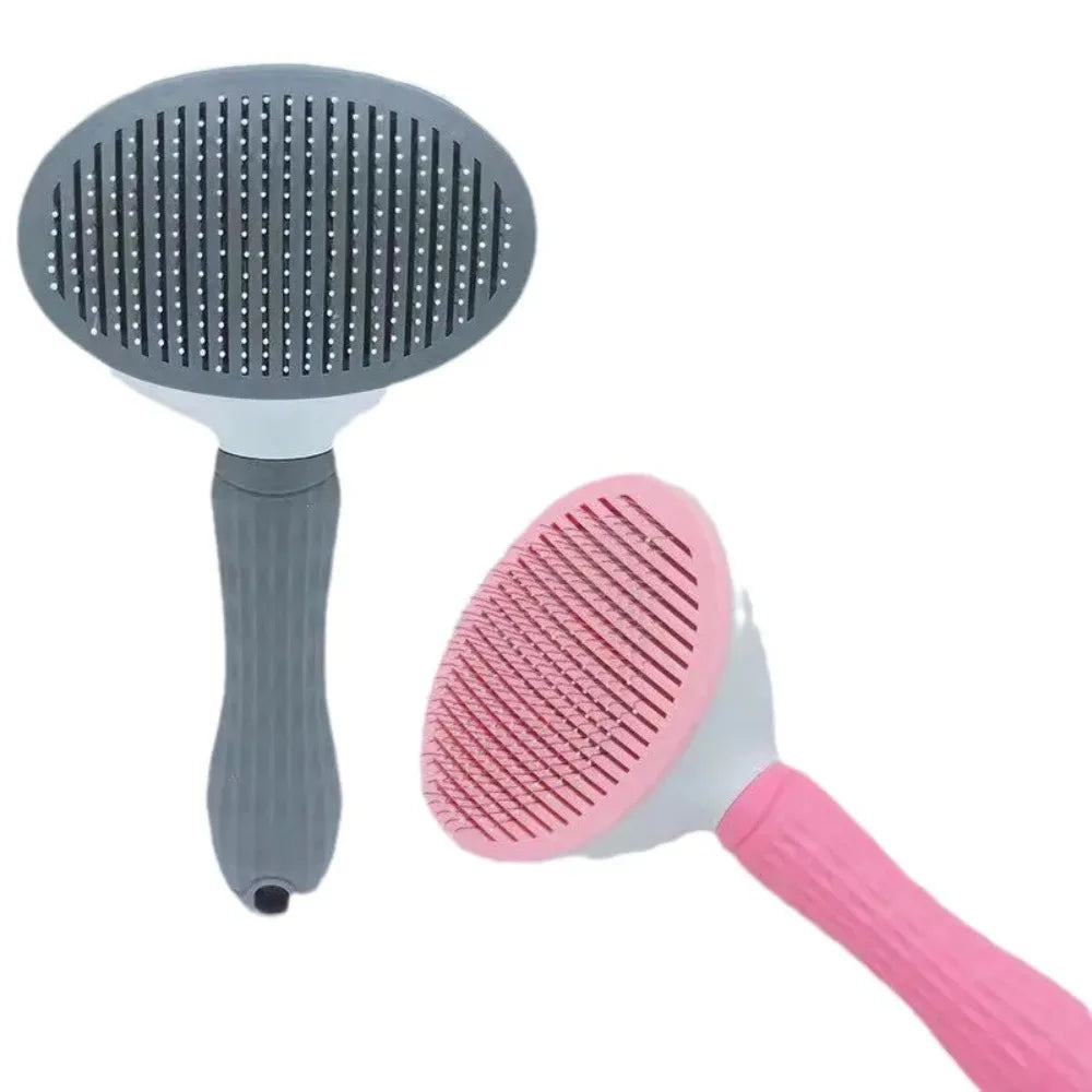 Self-Cleaning Slicker Brush